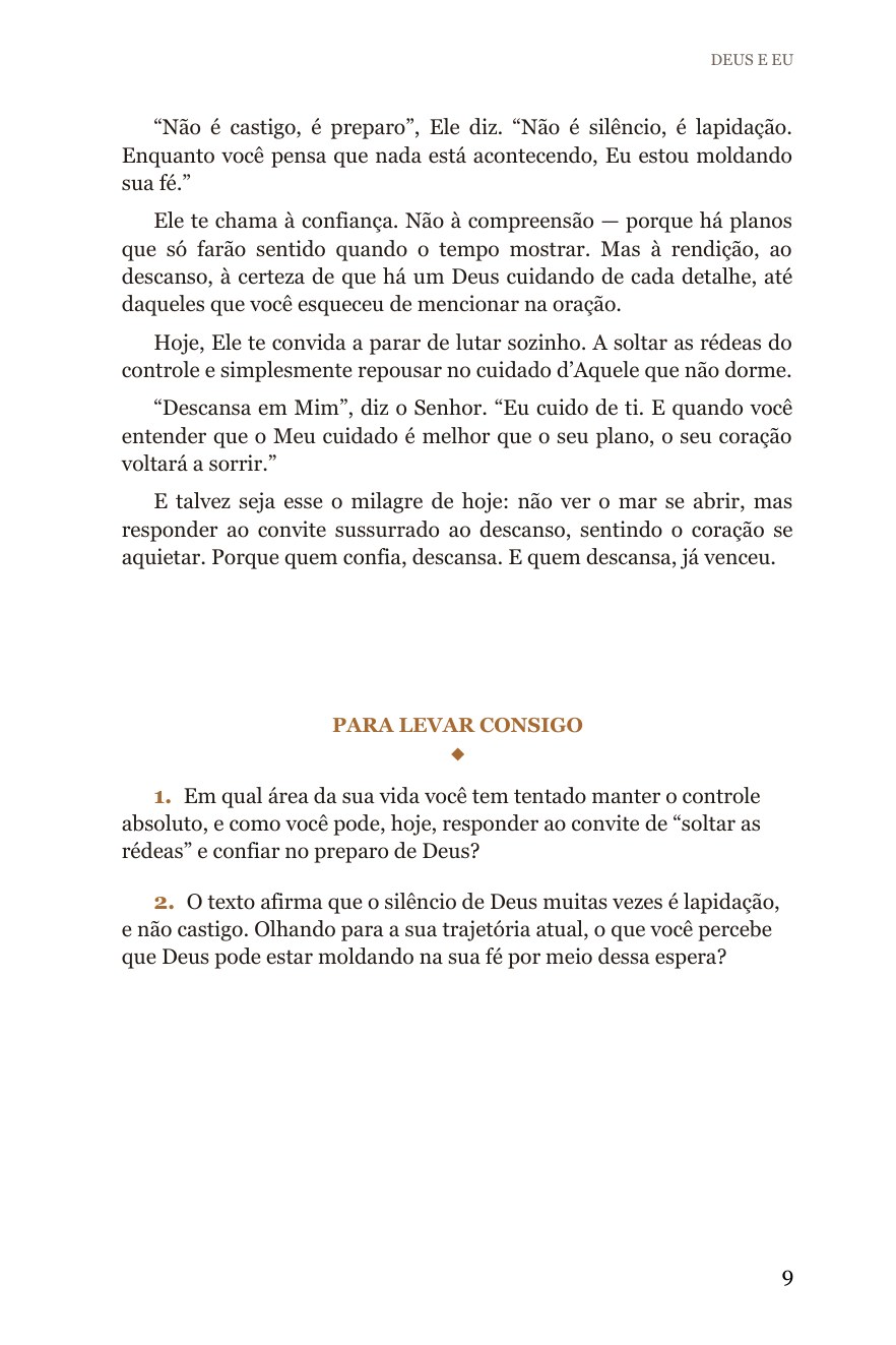 Página real de uma crônica do livro